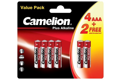 э/п Camelion LR03 Plus Alkaline 4+2LR3-BP (батарейка,1.5В) (6/72/864шт) ПРОМО
